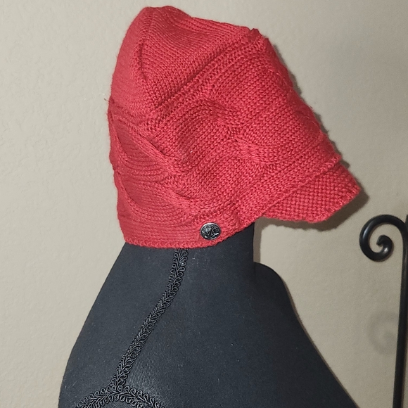 Harley-Davidson Red Knit‎ Fleece-lined Hat - Picture 2 of 5